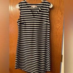 Jude Connally, size 6 navy and white striped